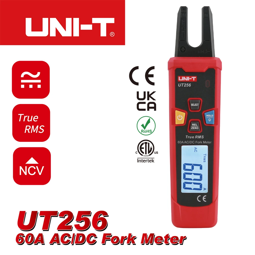 

UNI-T UT256 60A AC/DC Fork Meter