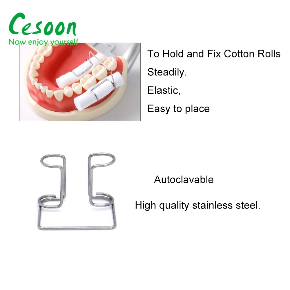 อุปกรณ์แยกชิ้นผ้าฝ้ายสำหรับทันตกรรมอุปกรณ์ทันตกรรมเครื่องมือแยกชิ้นผ้าฝ้ายสำหรับใช้ในห้องปฏิบัติการเครื่องมือทันตกรรมขนาด2/4ชิ้น