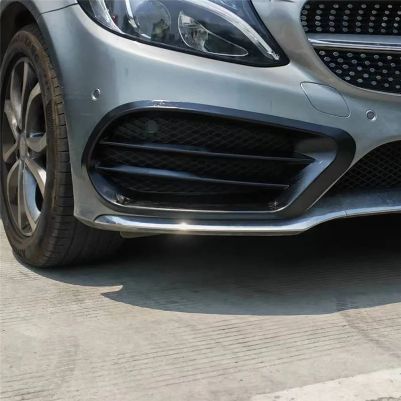 

Подходит для Mercedes-Benz C-Class W205 2015-2018 автомобильный бампер объем воздуховыпускного отверстия ветровой нож крышка вентиляционного отверстия