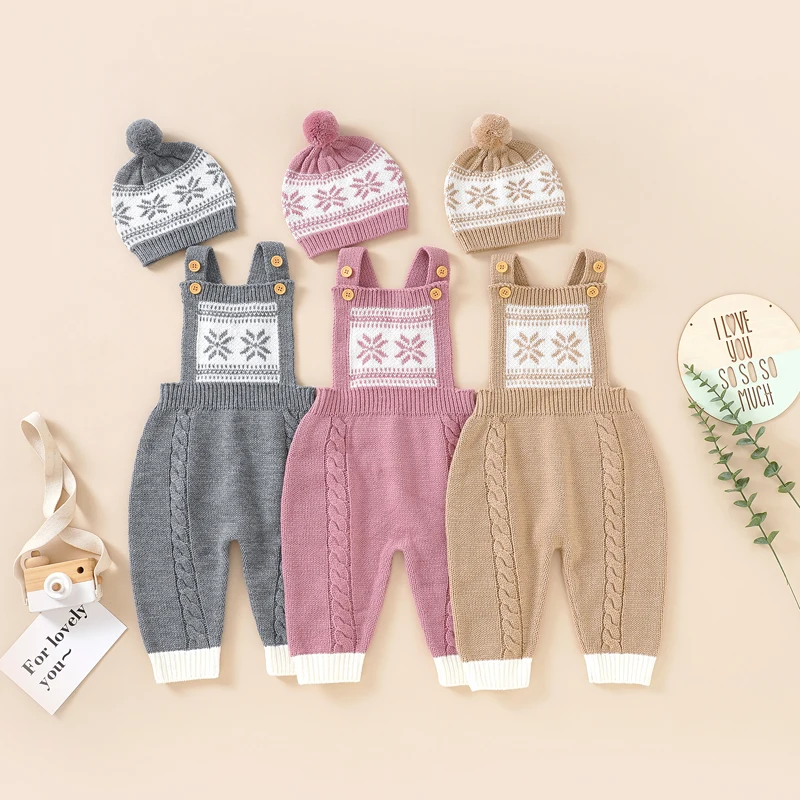 Baby Romper Knitted Fashion Striped Summer Infant Kids Clothing 2PC 0-18M Overalls Playsuit Newborn Girl Boy Jumpsuit Sleeveless