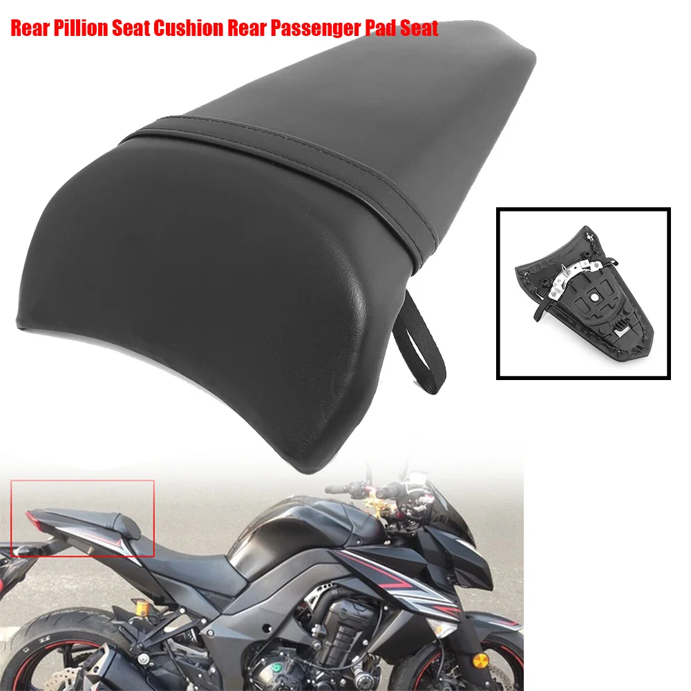 Motorcycle Rear Pillion Seat Soft Comfortable Passenger Cushion Pad Black For Kawasaki Ninja 650 EX650 ER-6F Z650 2017-2021 2019