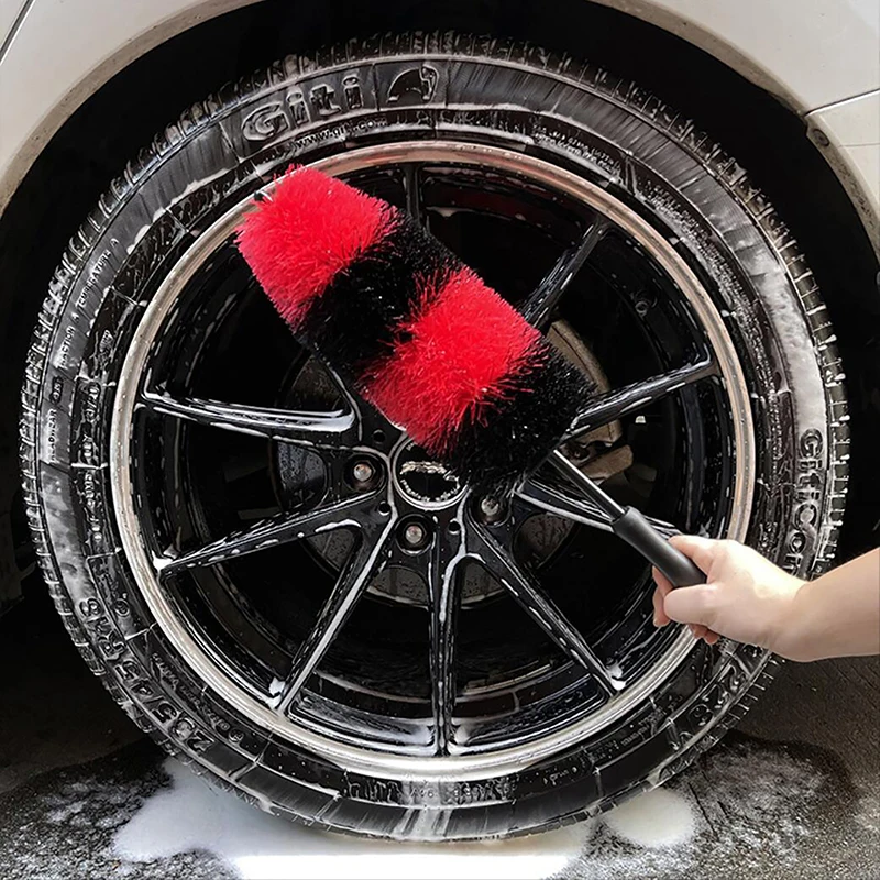 1PC Soft Non Scratch Auto Care Detailing Washing Tools Car Wheel Wash Brush Multifunction Car Wheel Rim Tire Cleaning Brush