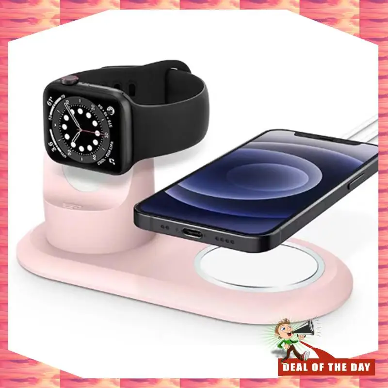 24-Hour Delivery Magnetic USB For Phone Charger Support Fast Charging Desktop Silicone Mount Charger Holder Stand