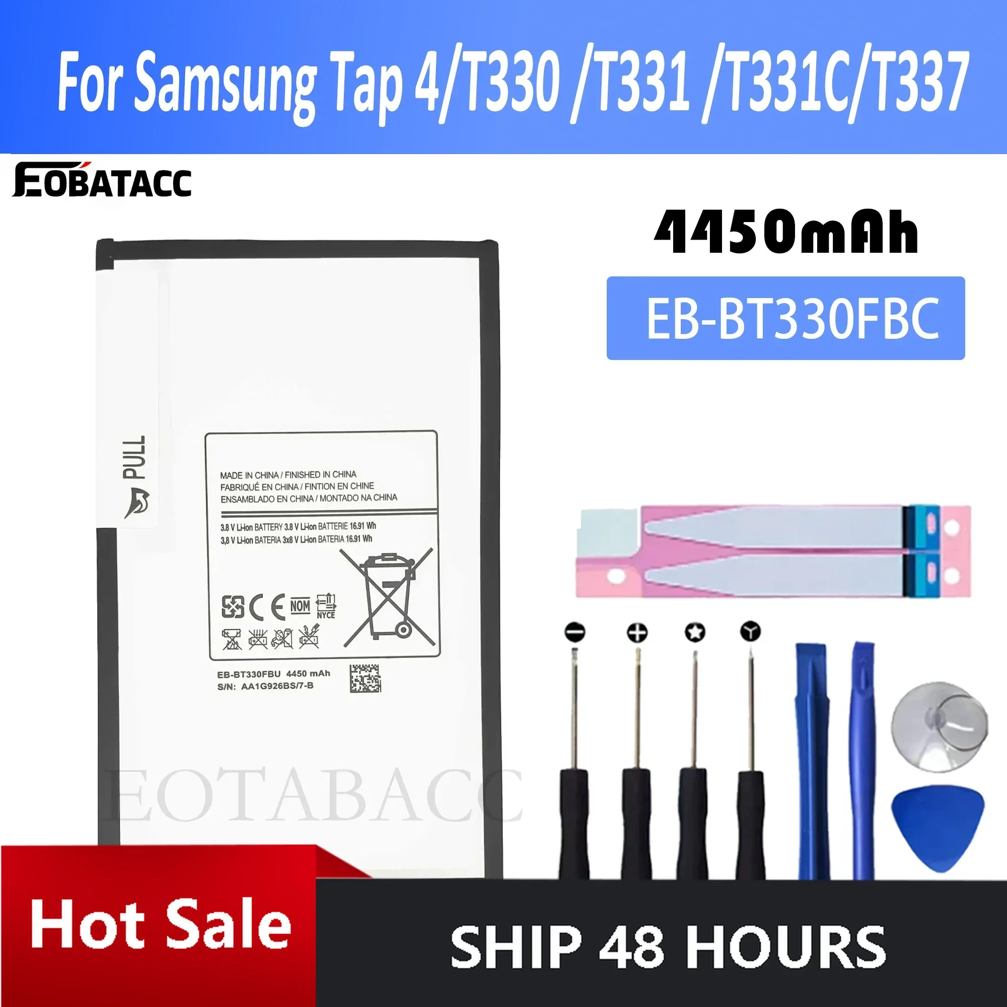 Новый 100% высококачественный аккумулятор EB-BT330FBE EB-BT330FBU EB-BT330FBC для Galaxy Tab 4, 8,0 T331 T335 SM-T330 SM-T331 T337 Bateria + F