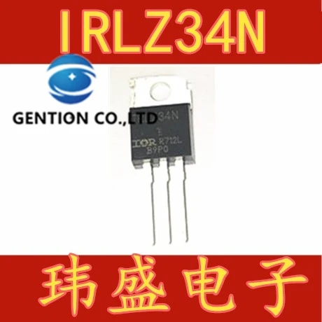 

10PCS IRLZ34N Nchannel 30A 55V TO-220 IRLZ34NPBF in stock 100% new and original