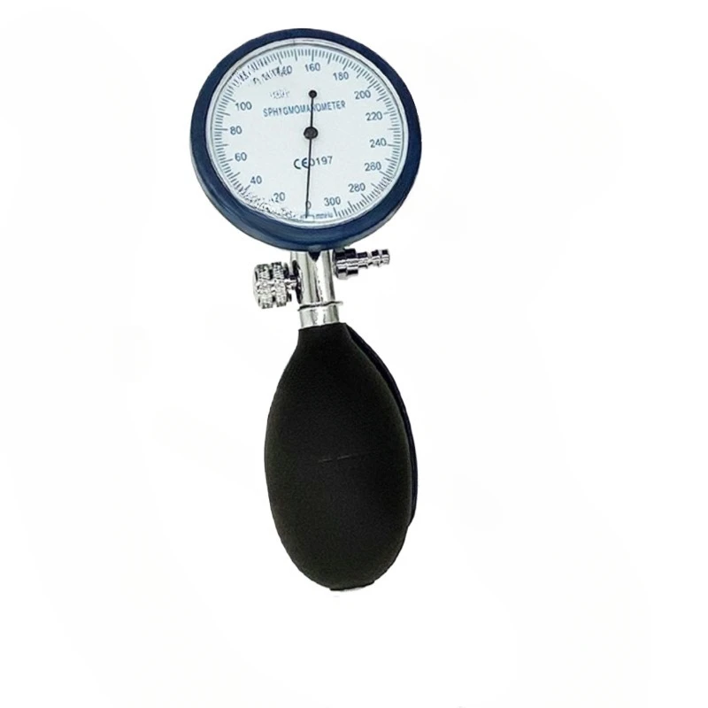 Sphygmomanometer Monitoring Accessories Handheld Pressure Display Meter Integrated Meter FOR 300mmHg Metal Meter + Pressure Ball