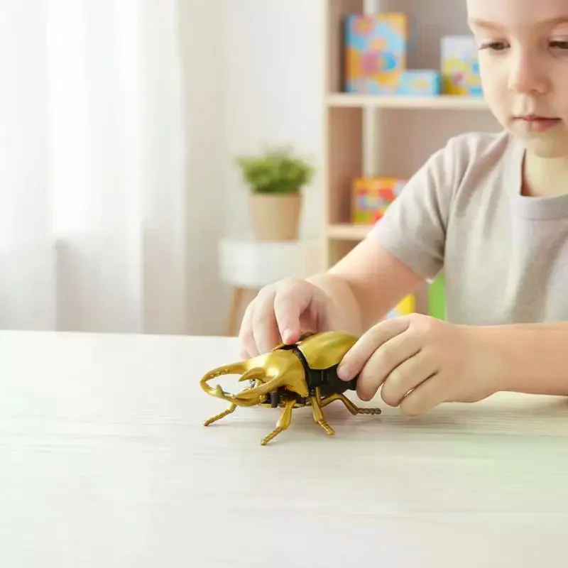 Wind Up Educational Play Toys 1/3/7Pcs Simulation Insect Ladybug Bee Beetle for Kids Preschool Learning Birthday Gifts