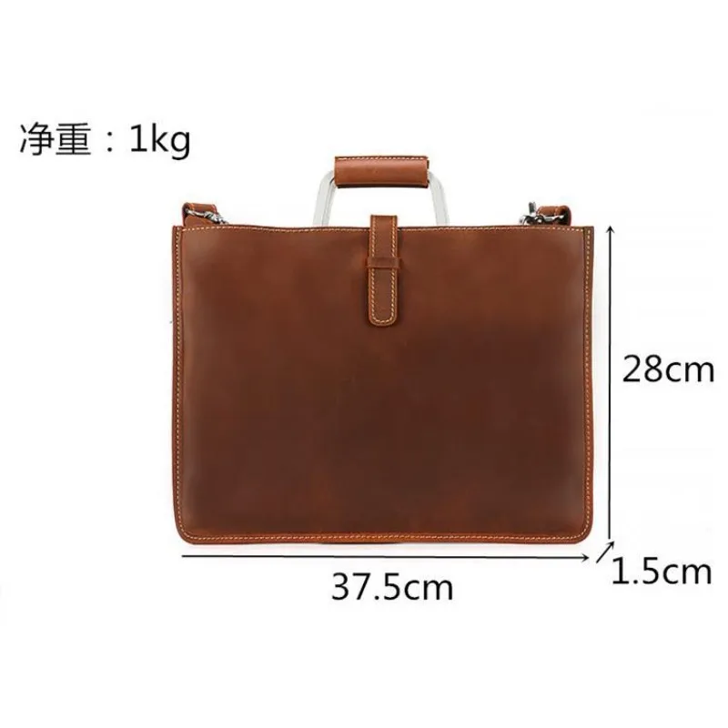 ファッション高級クラッチバッグ メンズ A4ファイル ドキュメント財布 トップレイヤー 13インチiPad レザービジネスバッグ ブリーフケース 牛革