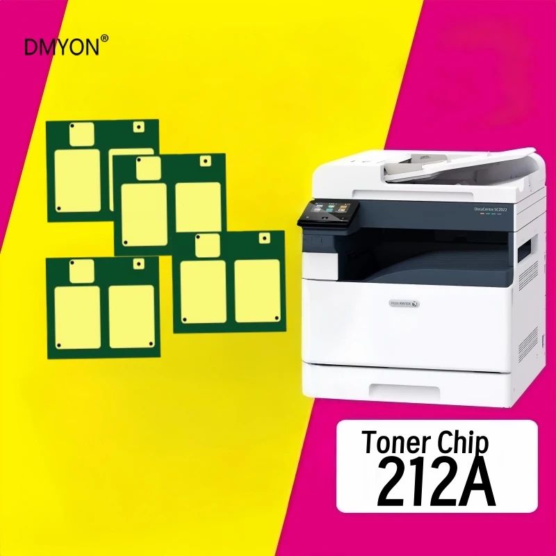 

4 шт. тонер-чип W2120A W2121A W2122A W2123A 212A для HPColor LaserJet Enterprise M554dn M555dn Flow MFP M578z M578dn M578f