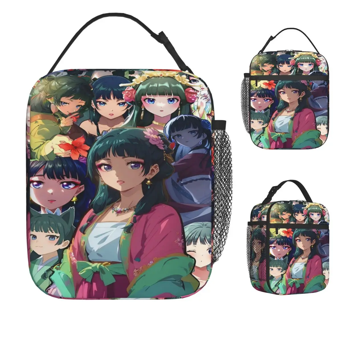 

Maomao Lunch Bag The Apothecary Diaries Aesthetic Lunch Box For Girls Travel Portable Cooler Bag Graphic Tote Food Bags