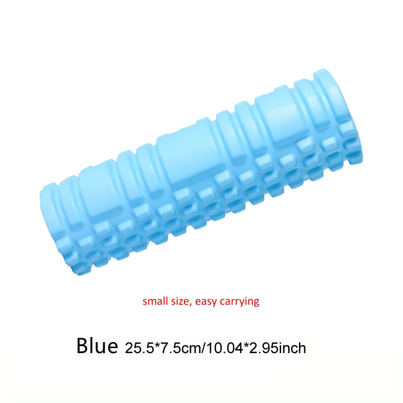 1Pcs Mini Size Mini Size Gym Fitness Yoga Column Foam Roller Pilates Yoga Exercise Back Muscle Massage Roller Soft Yoga Block