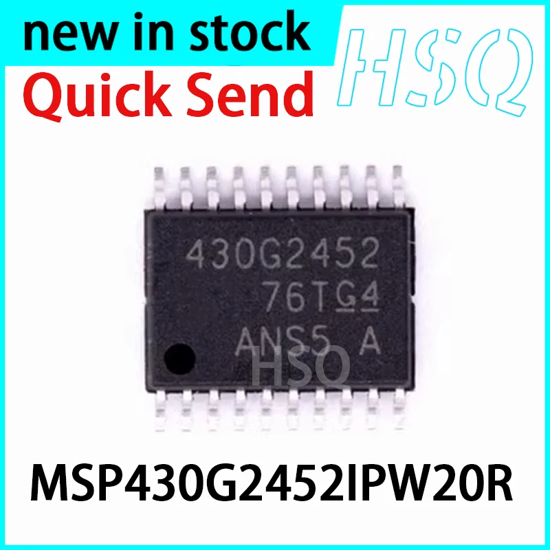 1PCS 430G2452 MSP430G2452IPW20R TSSOP-20 Mixed Signal Microcontroller Chip