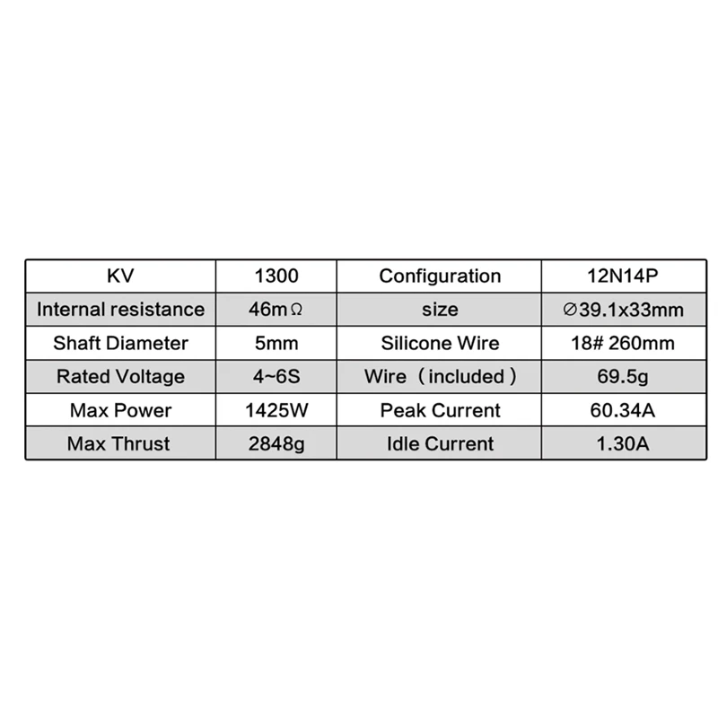 Smart-2810 Motor Tanpa Sikat 1300KV untuk Drone FPV 7 Inci Bagian DIY FPV Jarak Jauh/Kinematik/Gaya Bebas