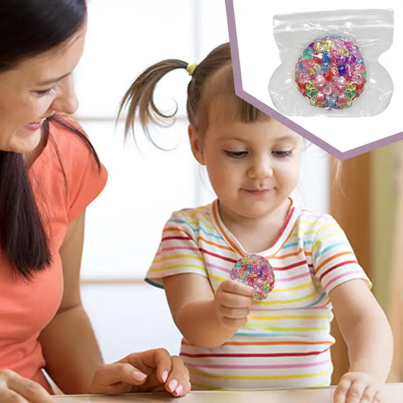 Sensory Ball ของเล่น Hand Fidget ของเล่นแบบพกพาช้า Rebound Ball Creative Entertainment Gadget สําหรับ Home School Travel