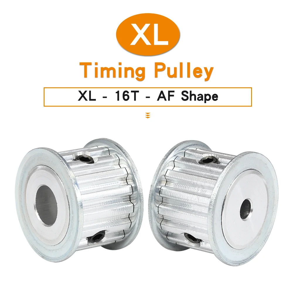 XL-16T Toothed Pulley Bore Size 5/6/7/8/10/12/14 mm Aluminium Pulley Wheel Teeth Pitch 5.08 mm For Width 15 mm XL Timing Belt