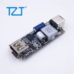 TZT 100W One-Way/Two-Way Desktop Fast Charging Module + Shell + 5521 Cable w/ Male Connector for PD 100W and PPS