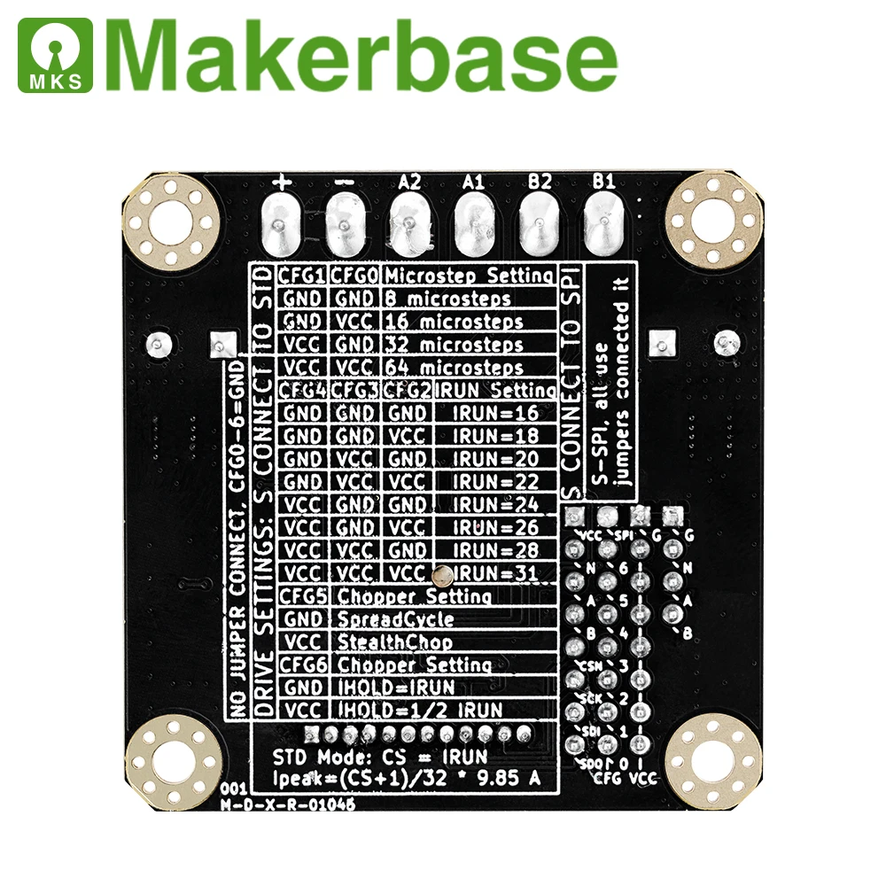 Makerbase MKS TMC5160-PRO High current 6A High Valtoge 8-60VDC Stepper Motor Driver SPI Mode Marlin Klipper 3D printer parts