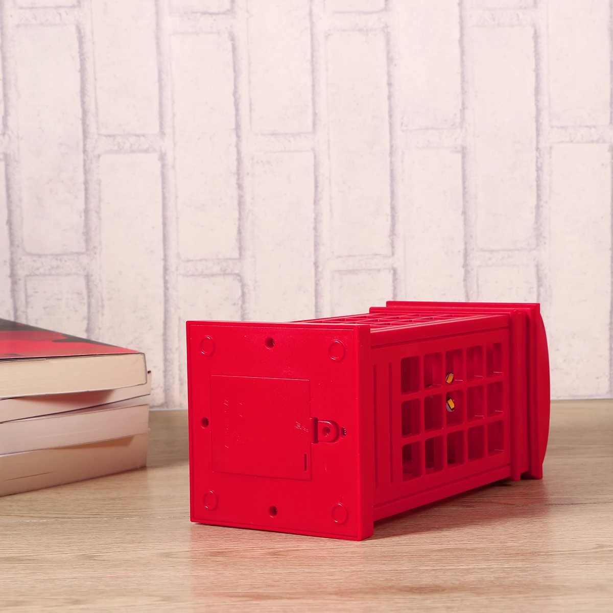 

Telephone Booth LED Desk Lamp Touch Control 3 Modes Powered Night Light for Child Room Decor