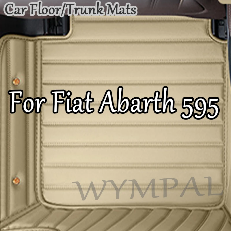 

Роскошный автомобильный коврик для Fiat Abarth 595 X290 2012 ~ 2022 водонепроницаемые Tapetes Para Carro Alfombrillas Coche автомобильные коврики напольный автомобиль