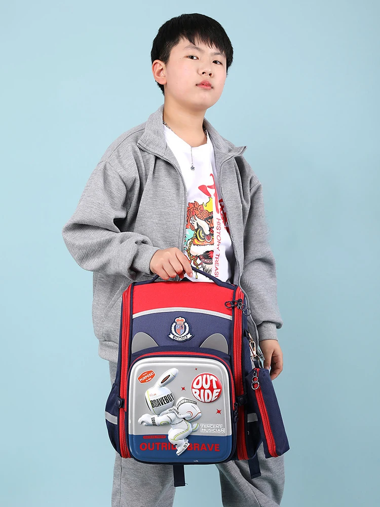 Mochila de dibujos animados 3D para niños y niñas, bolsa de libros para estudiantes de primaria, bolsa de escuela primaria para adolescentes, astronauta Kawaii, conejito, lentejuelas