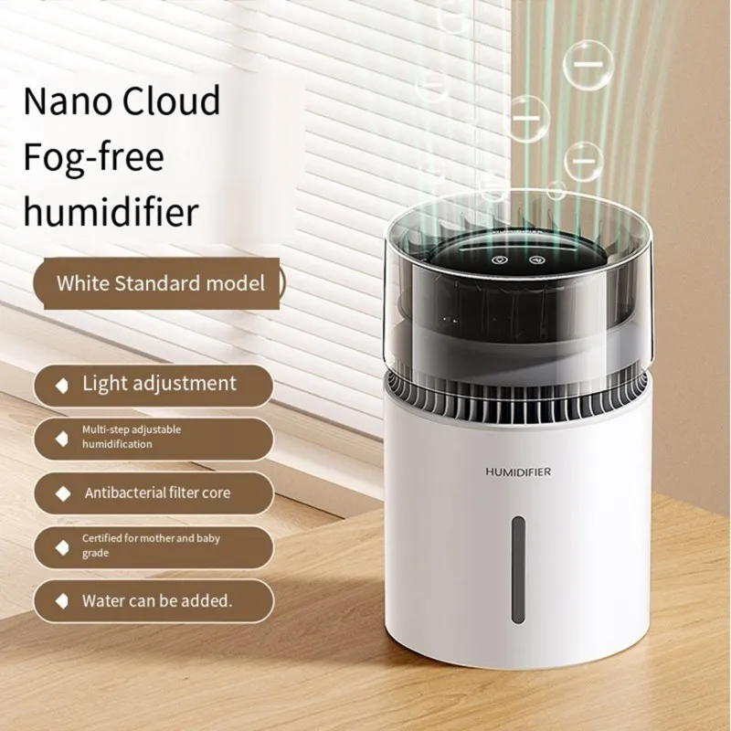 Stable Performance Negative Ion Air Purification Purifying Ultrasonic Mist-Free Humidifier USB/Car Powered, 3+ Outlet Design