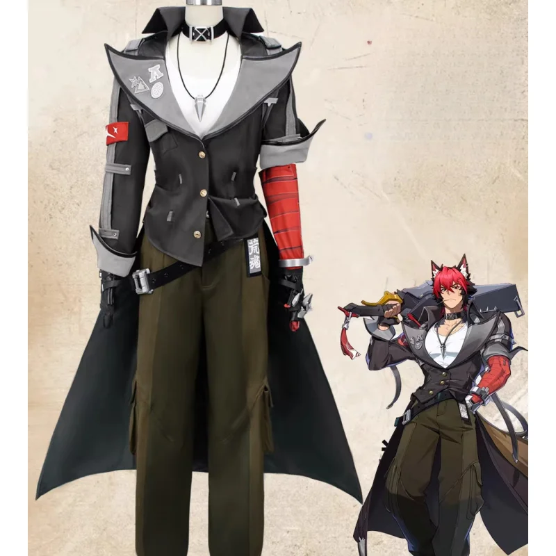 

Game Zenless Zone Zero Cosplay Komano Manato Costume Men Fancy Uniform Halloween Carnival Christmas Party Clothes New