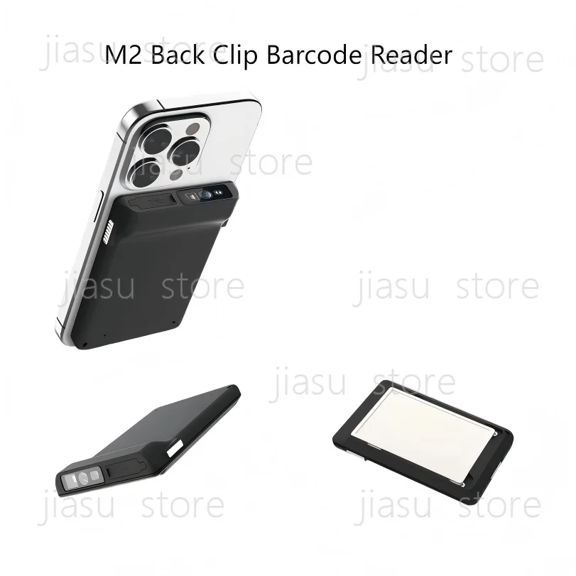 

2026 New M2 Wireless Bluetooth Barcode Scanner 1D 2D Pocket Back Clip for Android iOS PDA Express Logistics Warehouse Inventory