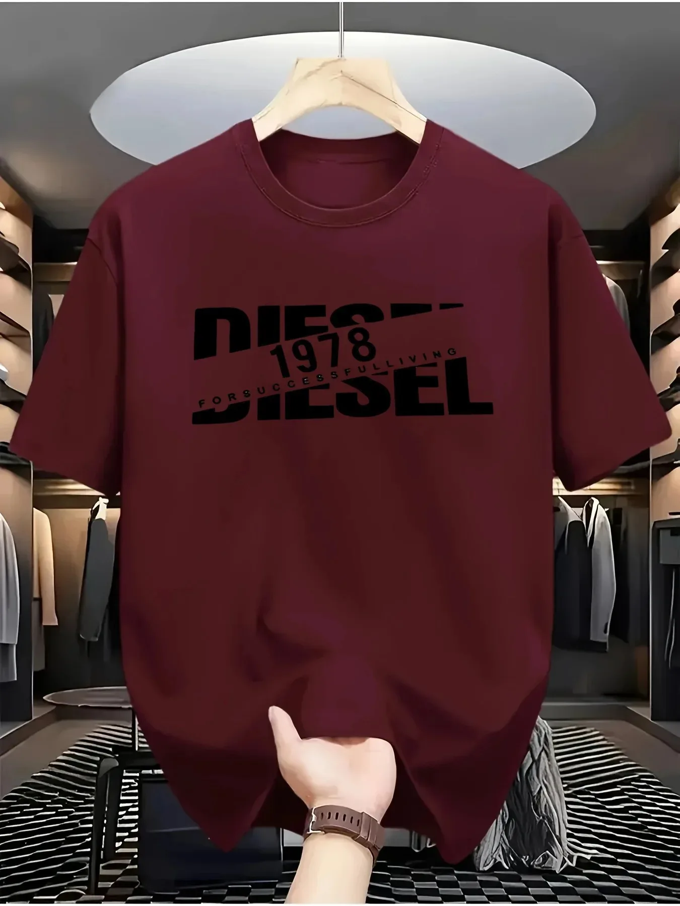 2026 new trend hot men's and women's fashion T-shirts, black T-shirts, comfortable summer T-shirts, short sleeved fashion brand image 2