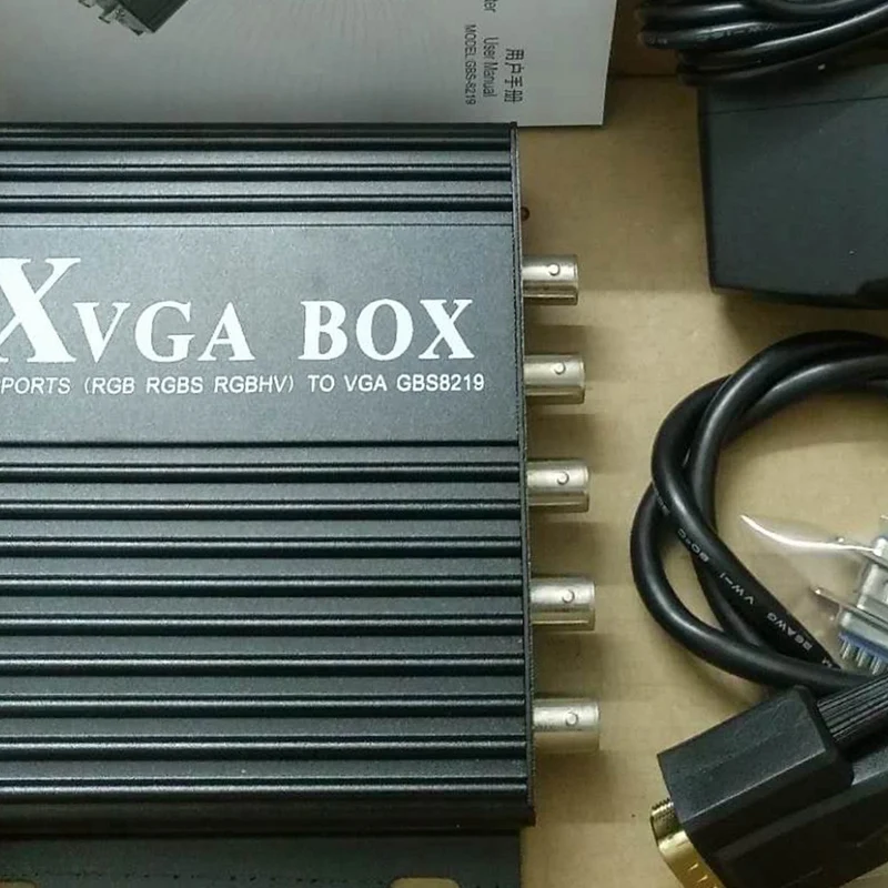 Imagem -05 - Xvga Box Rgb para Vga Rgbs para Vga Conversor de Vídeo Industrial Novo