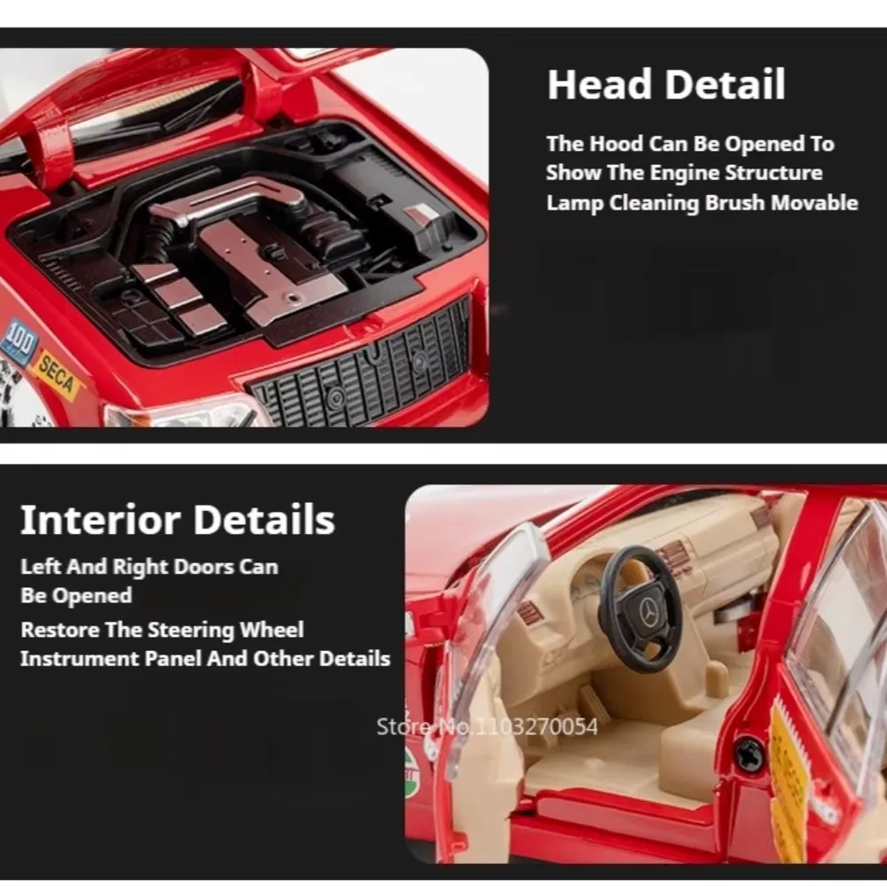 1:24 W140 300SEL 合金 320SEL ミニチュアモデルおもちゃ ダイキャストカー サウンドライト プルバック 6ドア開閉 おもちゃ車両 子供向けギフト