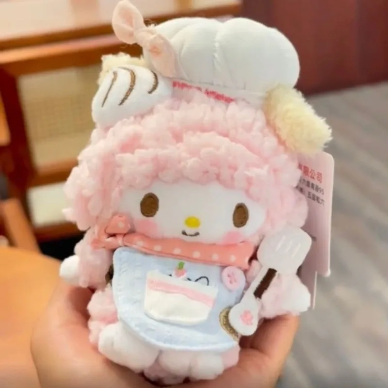 

Kawaii My Melody Sanrio Children Lovely Cartoon Plush Toys Student Keychain Schoolbag Pendant Doll Decoration Gift for Kids