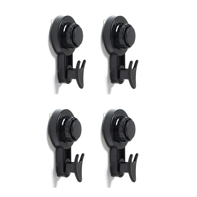 

4Pcs Suction Cup Hooks, Removable Twist Heavy Duty Vacuum Suction Cup Hooks Waterproof For Kitchen Bathroom Shower Wall