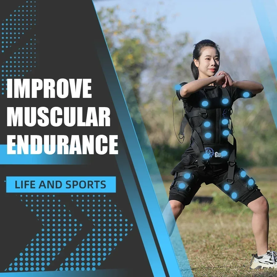 full body suit electro stimulator wireless training to build muscle ems fitness studio suit