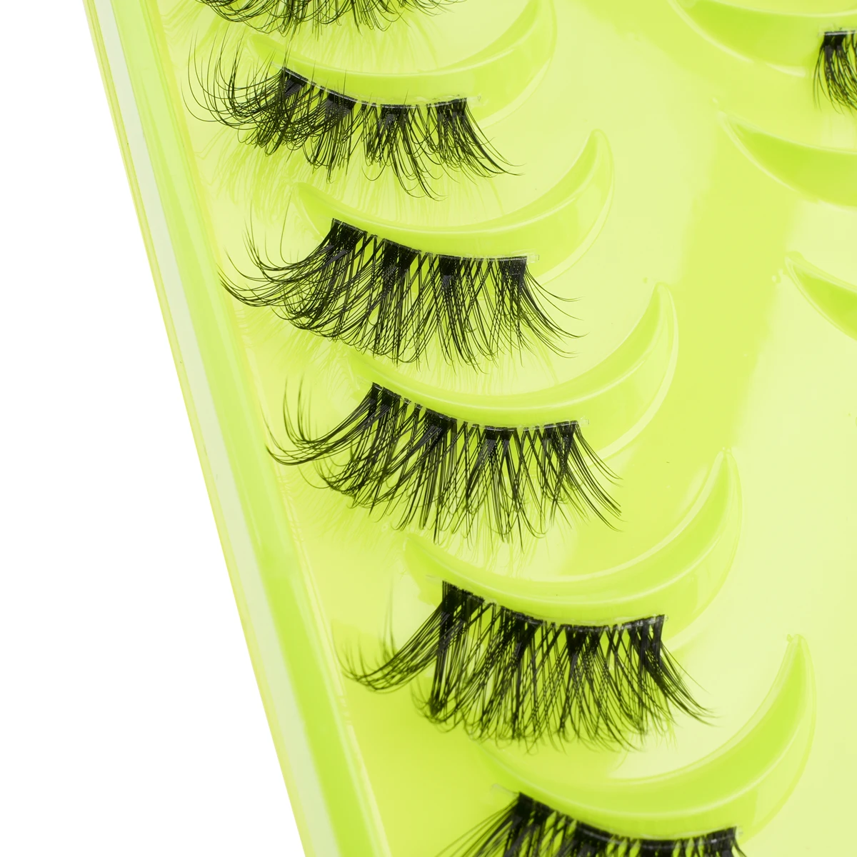 YSDO Fox demi-cils doux naturel Faux vison cils Faux cils aspect naturel court vaporeux clair bande cils maquillage Multipack