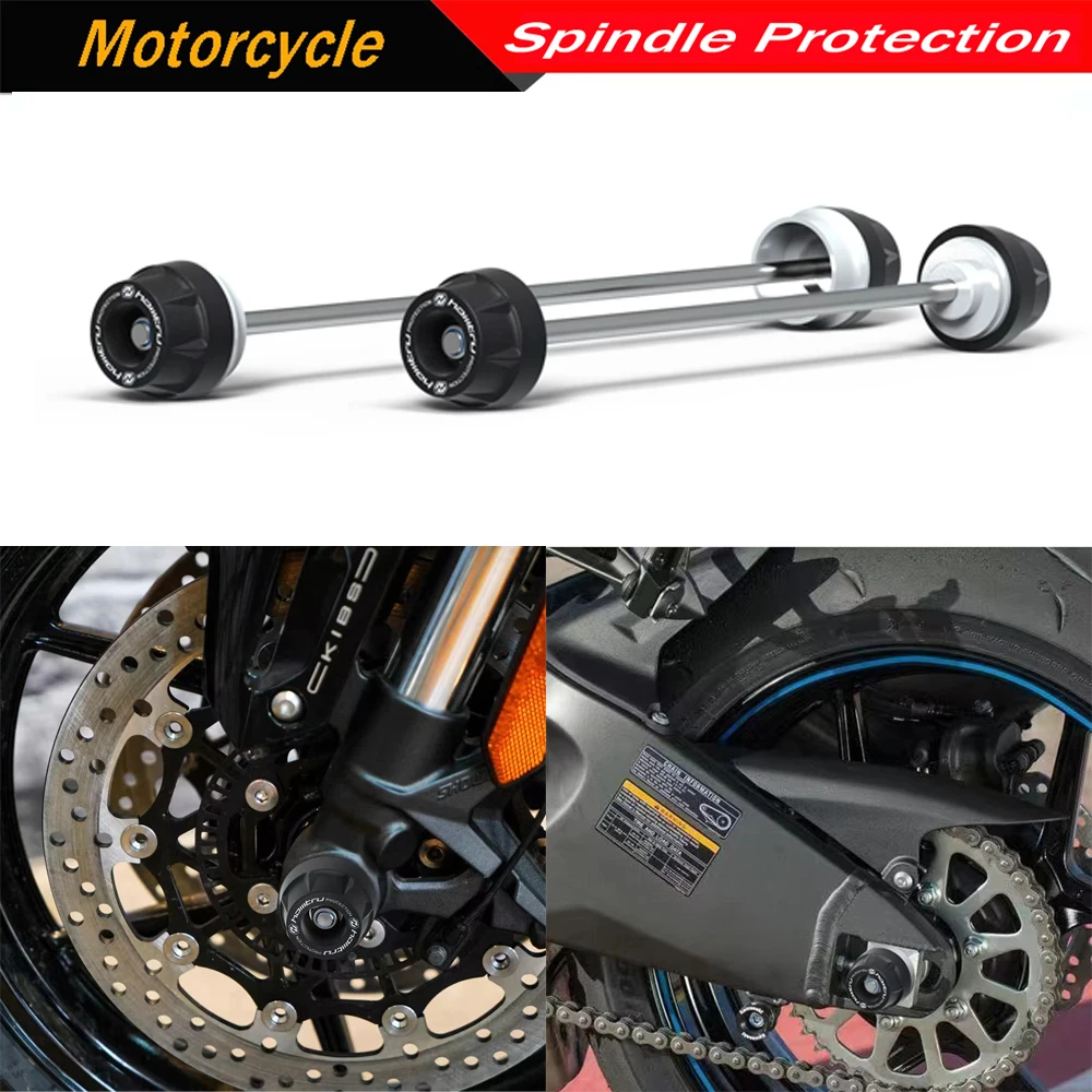 

Motorcycle Accessories For Kawasaki ZX-6R Performance 2019-2022 Wheel Spindle Protection Axle Cover Set