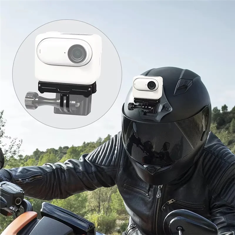 

-ABAB Magnetic Mount Quick Release Tripod Adapter With USB Charging For Insta360/GO 3 3S Thumb Camera Bracket Magnet Base