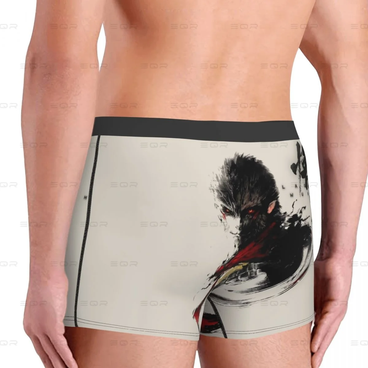 Zwarte Mythe Wukong Heren Boxershort, Zeer Ademend Ondergoed, Hoge Kwaliteit Shorts Met 3D-print Cadeau-Idee