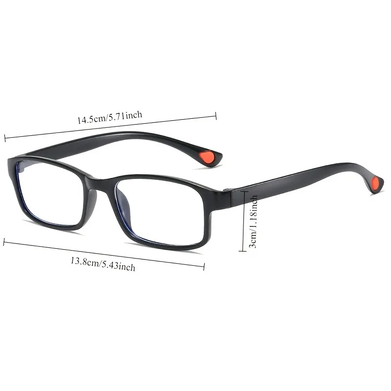 1 Stück blaues Licht blockierende Brille, langlebige Computerbrille zum Augenschutz vor digitalen Geräten – Detail 6