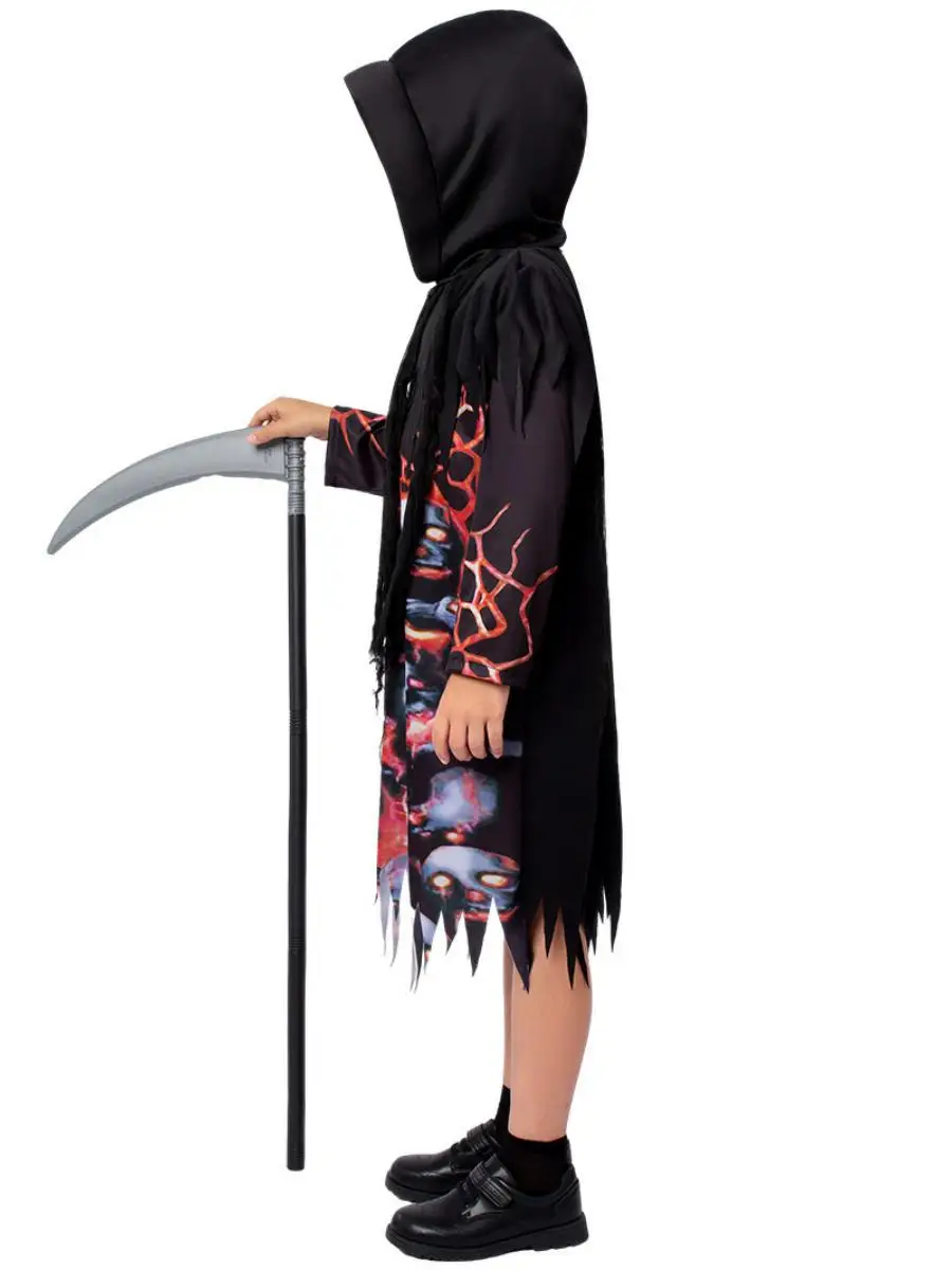 Loween nouveau Sle dieu mort jeu de rôle Cos enfants Par Performance tenue terroriste scène Costume Polyester Fiber