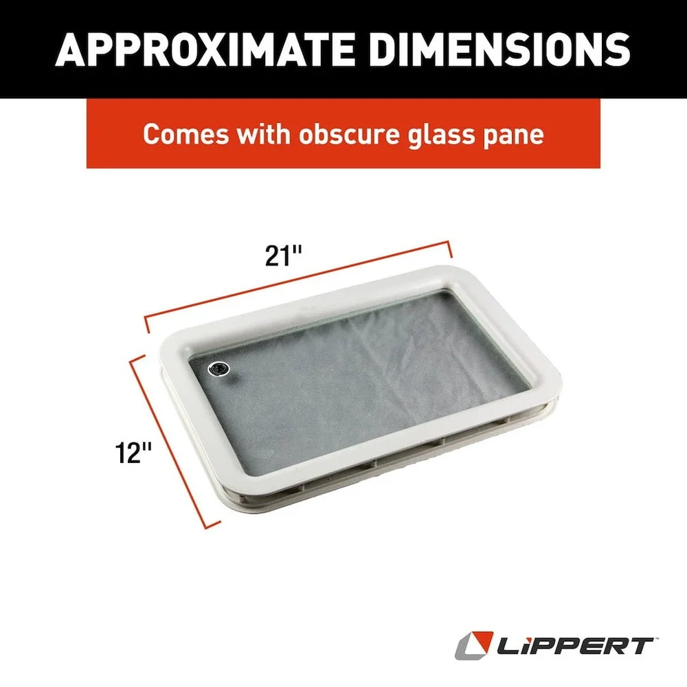 12x21 Inner Outer Window Frame with Seal Automobile Boat RV Easy Installation Quality Materials Attractive Design