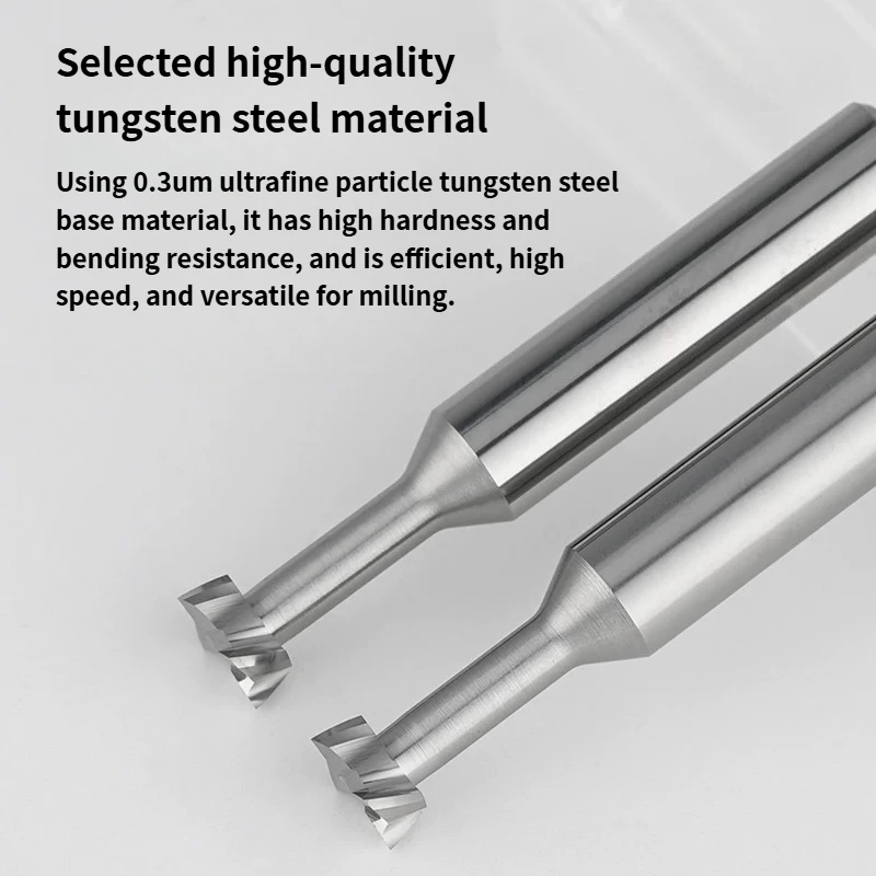 Carbide T Slot Milling Cutter CNC Carbide Tools For Aluminium Machining Tungsten Steel T-Groove End Mills T-slot Cutter Tools