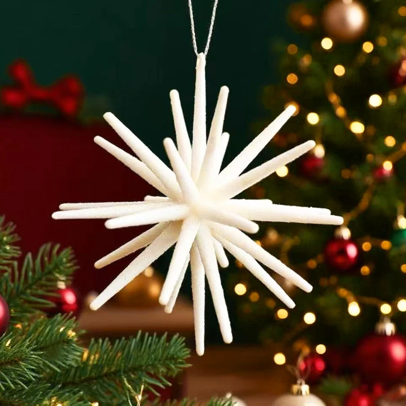 

Hangging Christmas Tree Star Pendant Photographic Props Party Supplies Xmas Ornament Exploding Star Transparent