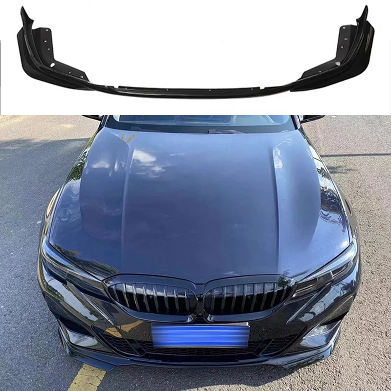 Suitable for BMW 3 Series G20 G28 MP style car front bumper separation lip chin diffuser body sports modification kit