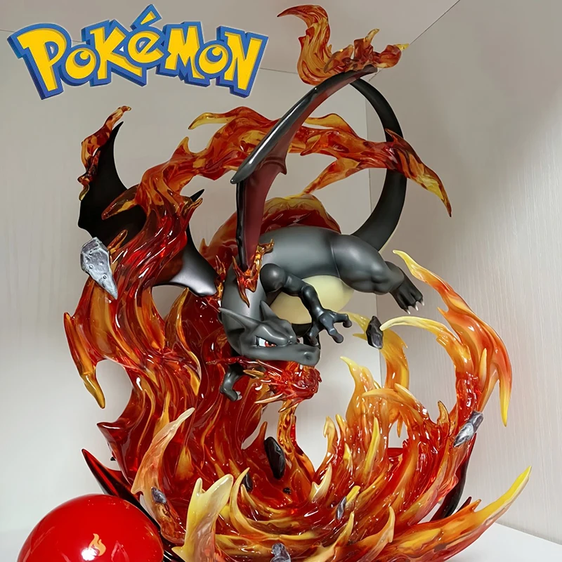 In Stock  Anime Pokemon Gk Charizard Figures 1/20 Amazing Museum Action Cute Statue Model Toy Room Decoration Surprise Gift