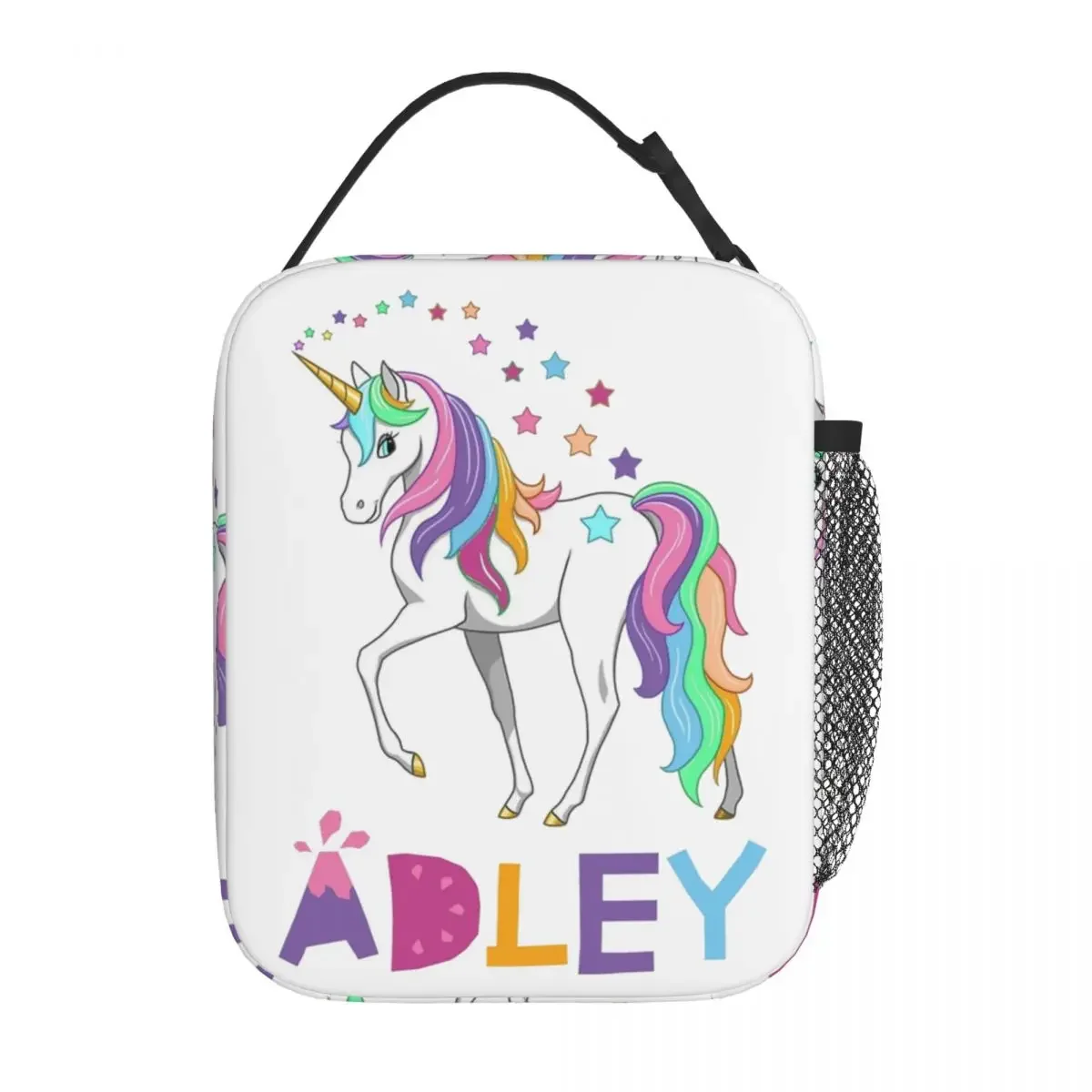 Kawai Girl A pour Adley licornes Merch sac fourre-tout isolé pour pique-nique stockage boîtes alimentaires Portable refroidisseur thermique boîtes à déjeuner