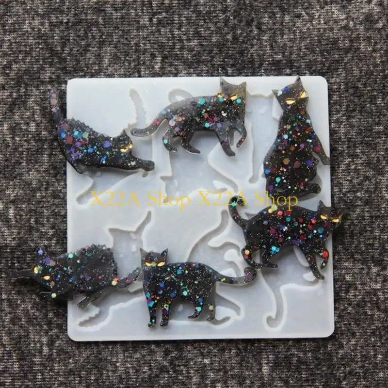 Unique Pendant Making Mold Halloween Animal Epoxy Resin Moulds Unique Charm Epoxy Casting Mold DIY Keychain Earring