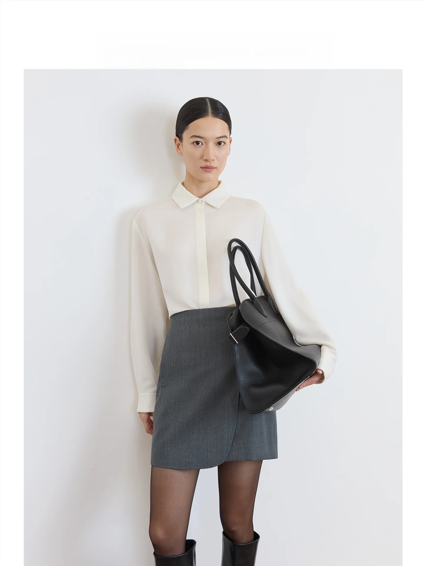 

Шерстяное длинное пальто CEJIA из белого шелка для женщин, новинка зимы, дышащее, комфортное, свободного кроя