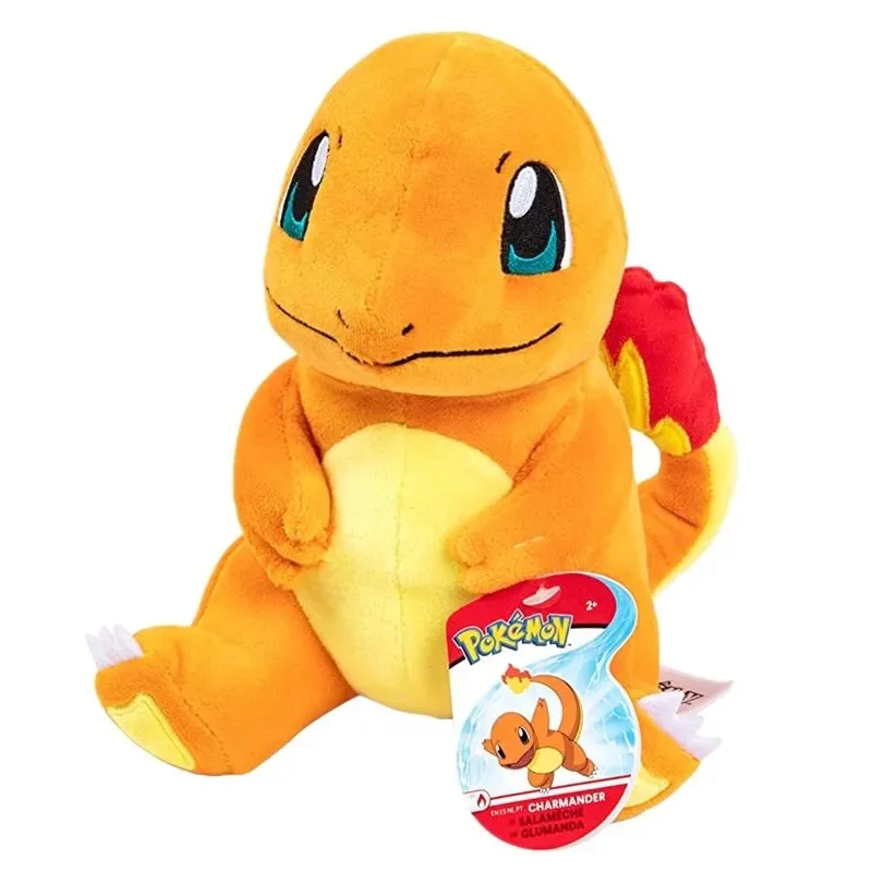 Pokemon Plushies Stuffed Animals & Plush Toys & Hobbies Starter 3 Pack Charmander, Squirtle & Bulbasaur Anime Gift For Children