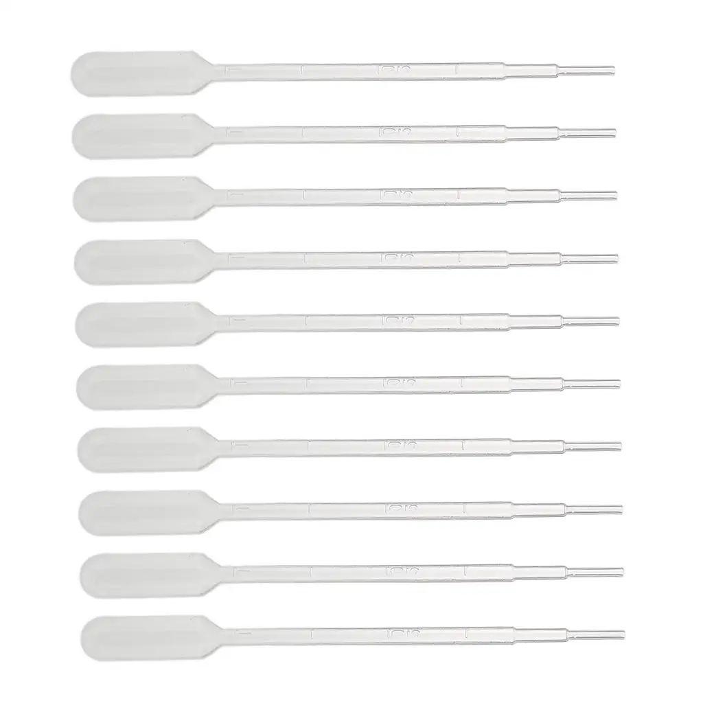 Disposable PIPETTE Eye Droppers 1ML Transfer Liquids Perfume Pack of 10pcs