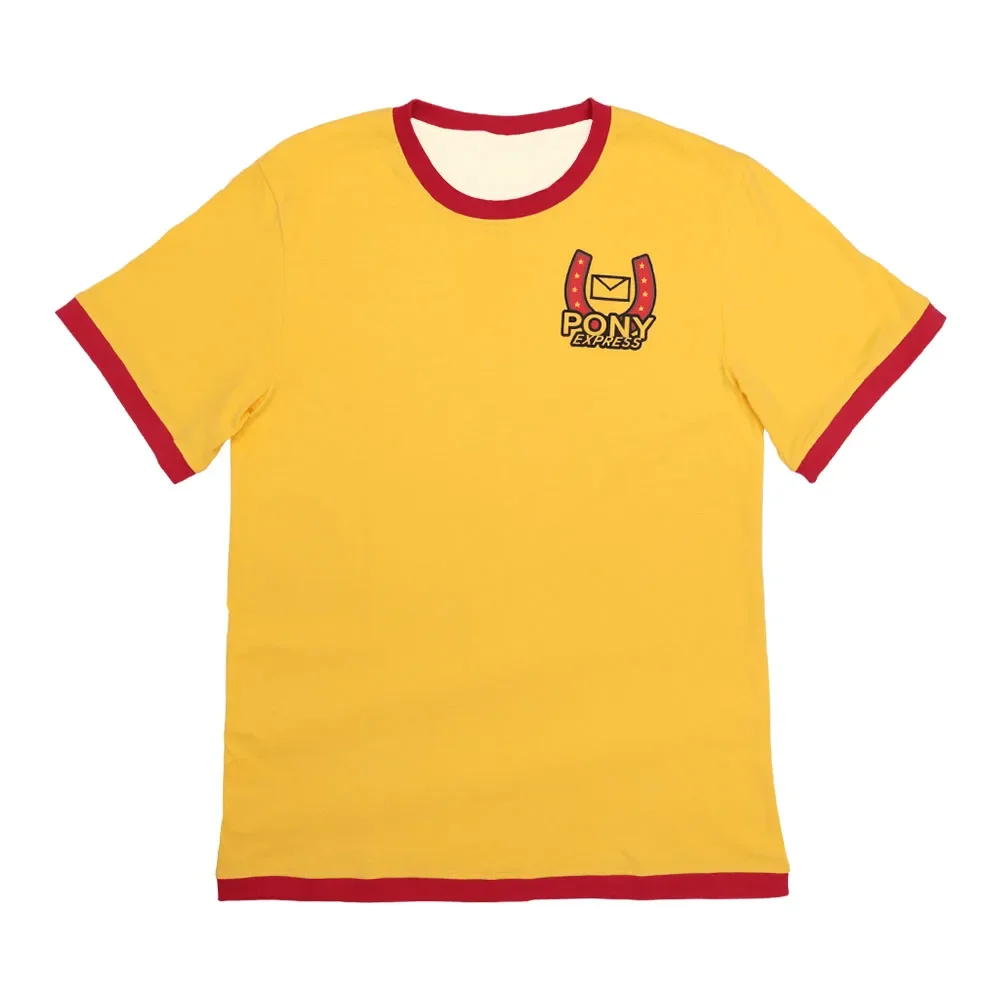 Ringer Tee Cartoon Pony Print T-Shirt für Herren und Damen, Rundhals, Kurzarm, schnelltrocknend, atmungsaktiv, locker geschnitten, lässig, Vintage-Oberteil – Detail 3